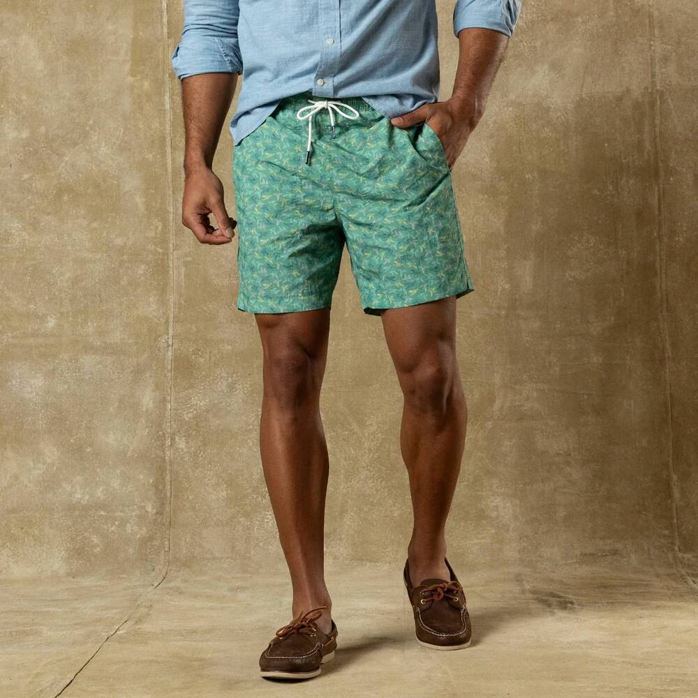 NEW DUCK HEAD sailport swim short in aspen green